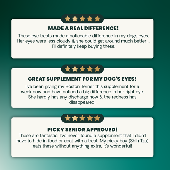 VetriScience Golden Years Clear and Bright Eye Health for Senior Dogs (60 soft chews) - Dog Supplements & Vitamins 7