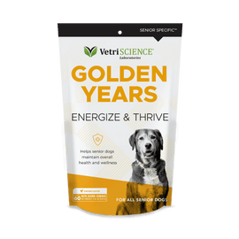 VetriScience Golden Years Energize and Thrive Multivitamin for Senior Dogs (60 soft chews)