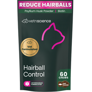 VetriScience Hairball Control Chews for Cats (60 Soft Chews) - Cat Vitamins & Supplements 1