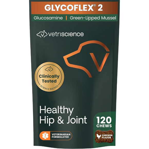 VetriScience Healthy Hip & Joint Chews for Dogs Chicken Flavor (120 Soft Chews) - Dog Supplements & Vitamins 1
