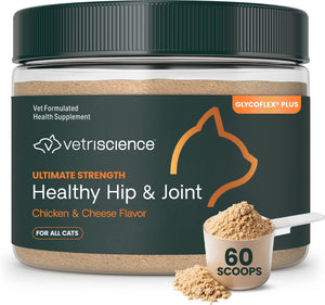 VetriScience Healthy Hip & Joint Glycoflex Plus Granules for Cats 3.17-oz - Cat Health Care & Wellness 1