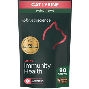 VetriScience Healthy Immunity Lysine Plus Chews for Cats - 90 soft chews - Cat Supplements & Vitamins 1