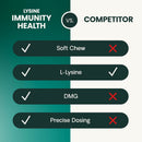 VetriScience Healthy Immunity Lysine Plus Chews for Cats - Cat Supplements & Vitamins 7