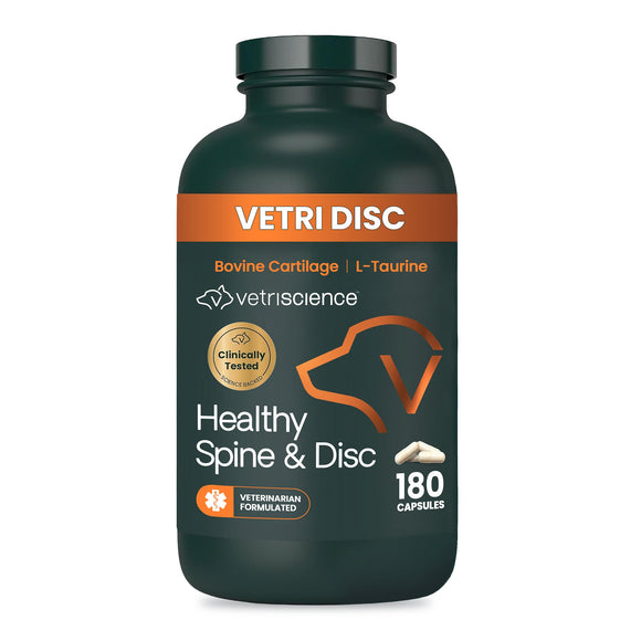 VetriScience Healthy Spine & Disc Capsule for Dogs (180 Capsules) - Dog Supplements & Vitamins 1