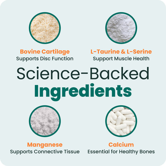 VetriScience Healthy Spine & Disc Capsule for Dogs (180 Capsules) - Dog Supplements & Vitamins 4