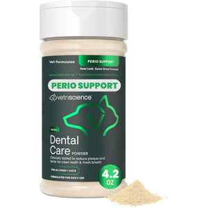 VetriScience Perio Support Powder Dental Supplement for Cats & Dogs - Dog Supplements & Vitamins 1