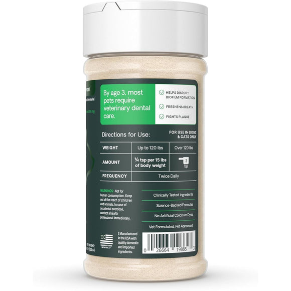 VetriScience Perio Support Powder Dental Supplement for Cats & Dogs - Dog Supplements & Vitamins 7