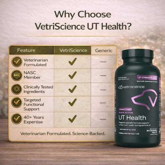 VetriScience Quick Action UT Health Tablet for Dogs (90 Chewable Tablets) - Dog Supplements & Vitamins 5
