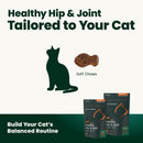 VetriScience Ultimate Strength Healthy Hip & Joint GlycoFlex Plus Chews for Cats (30 Soft Chews) - Cat Vitamins &