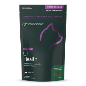 VetriScience UT Strength Urinary Tract Support for Cats (60 Soft Chews) - Cat Supplements & Vitamins 1