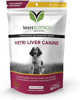VetriScience Vetri Liver Supplement for Dogs (60 soft chews) - Dog Supplements & Vitamins 1