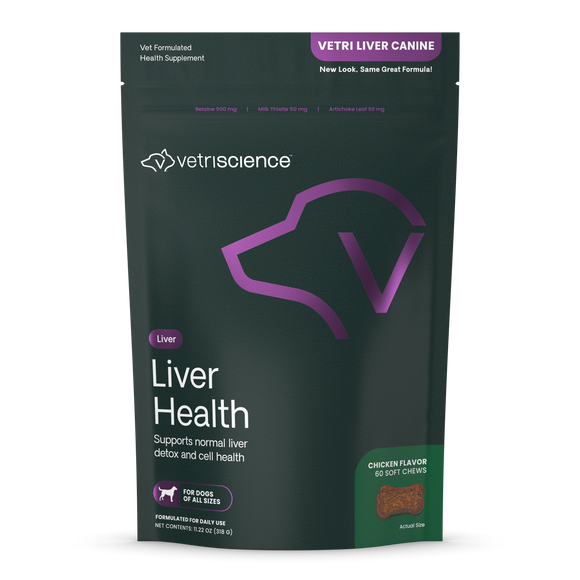 VetriScience Vetri Liver Supplement for Dogs (60 soft chews) - Dog Supplements & Vitamins 1