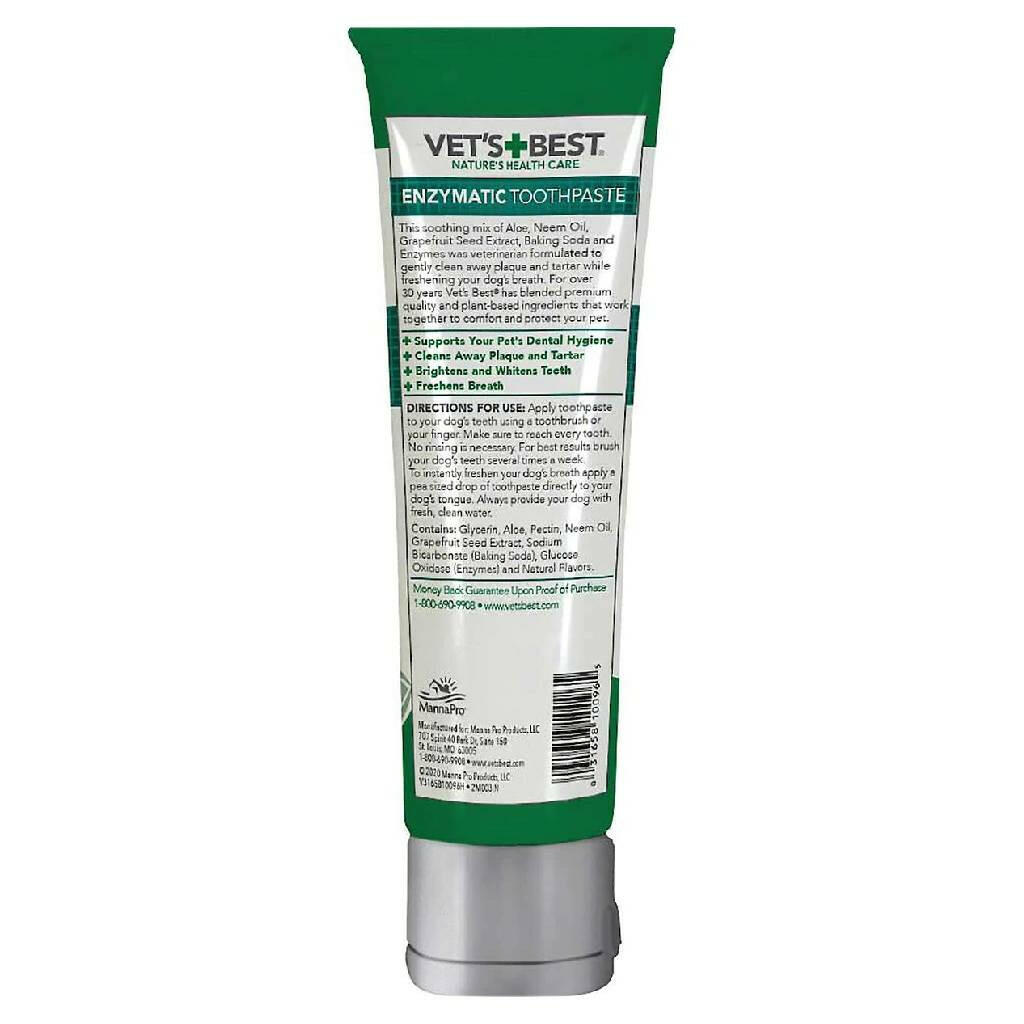 Vet's Best Enzymatic Toothpaste Fresh Breath Dental Gel For