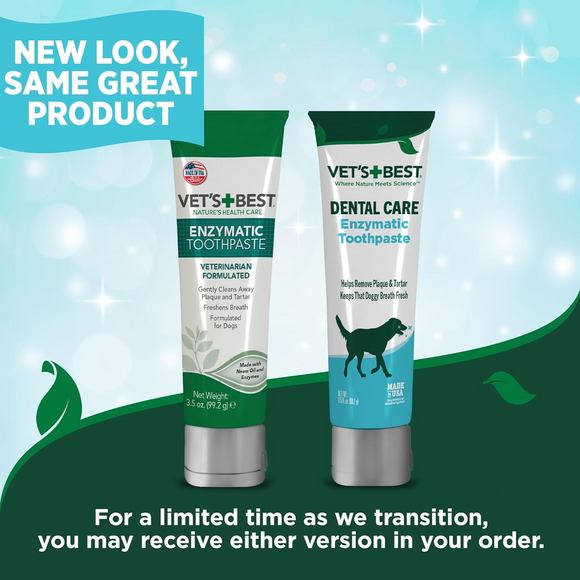 Vet’s Best Enzymatic Toothpaste Fresh Breath Dental Gel For Dogs (3.5 oz) - Dog Dental Care 2