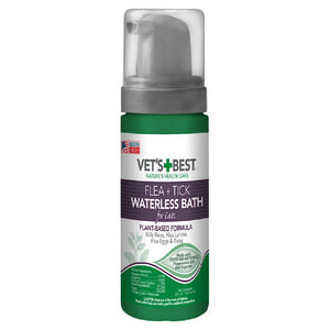 Vet's Best Flea + Tick Waterless Bath for Cats (5 oz)