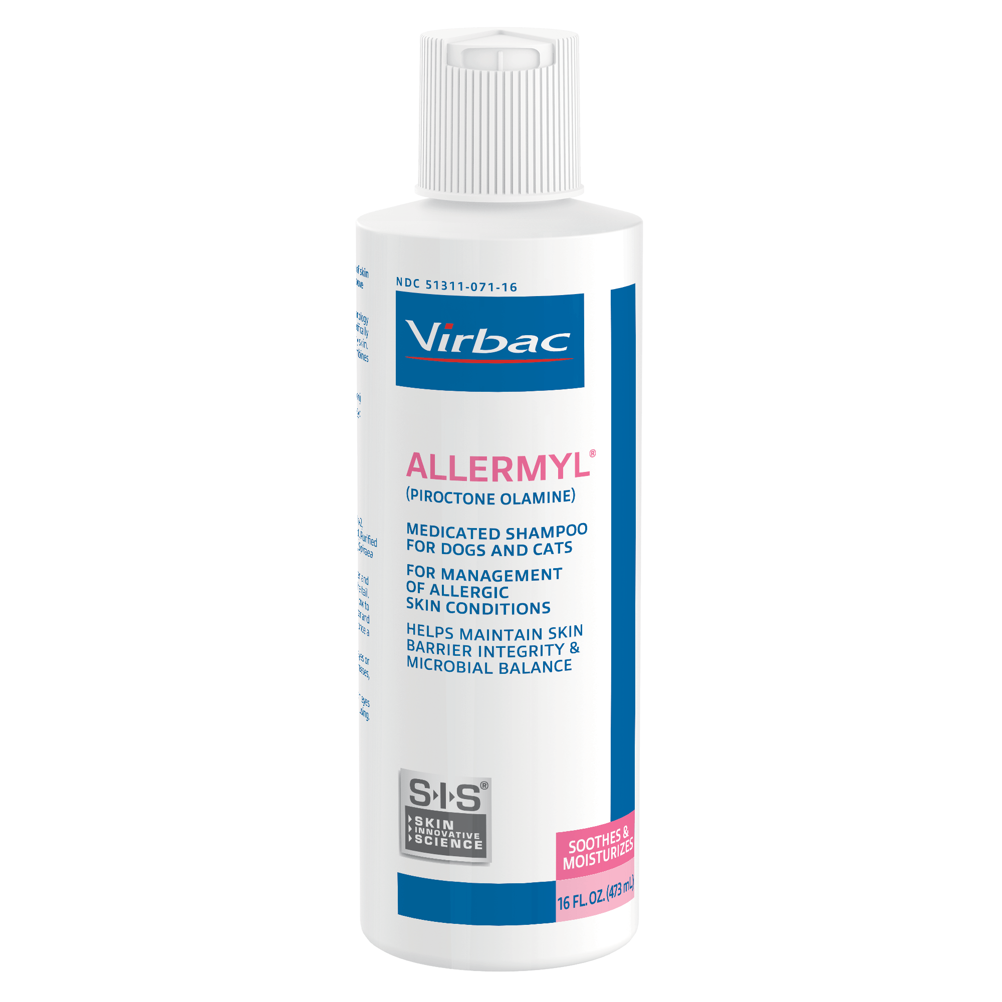 Virbac ALLERMYL Medicated Allergy Relief Shampoo for Dogs & Cats