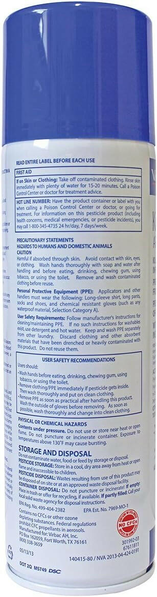 Virbac Knockout E.S. Area Treatment Carpet Spray (16 oz) - Pet Flea & Tick Control 2