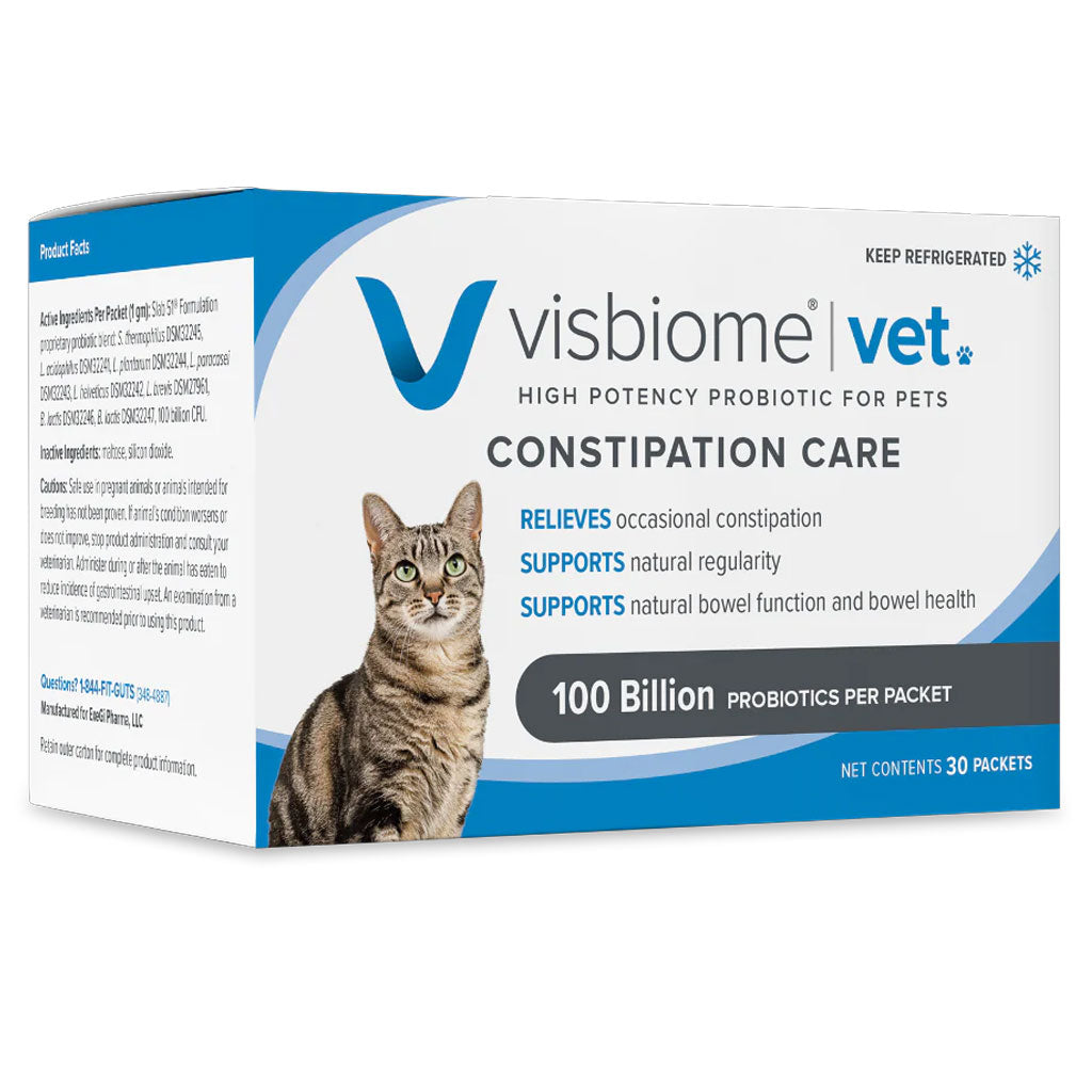 Vet-Recommended Probiotic Packets | Visbiome Constipation Aid for Cats