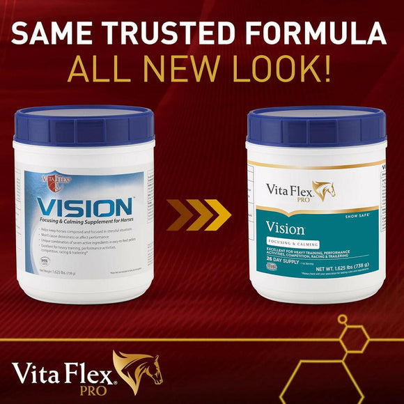 Vita Flex Vision Focusing & Calming Supplement for Horses (1.625 lb) - Horse Vitamins & Supplements 2