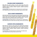 Vitakraft Crunch Sticks Honey Egg & Apple Variety Pack Treats for Parakeets 3 Sitcks - Bird Treats 6