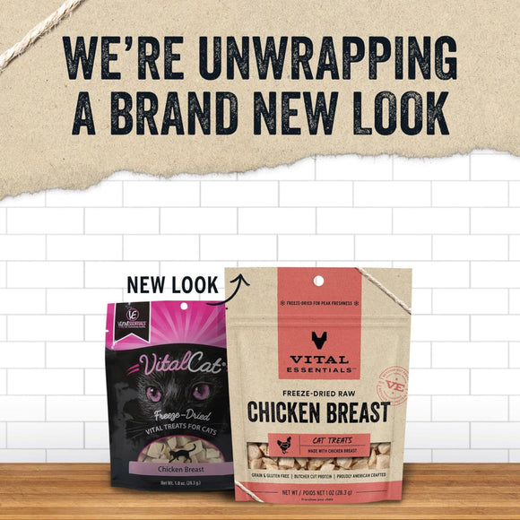 Vital Essentials  Freeze-Dried Raw Chicken Breast Treats For Cat