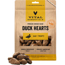 Vital Essentials Freeze-Dried Raw Duck Hearts Dog Treats 10-oz - Dog Treats 1