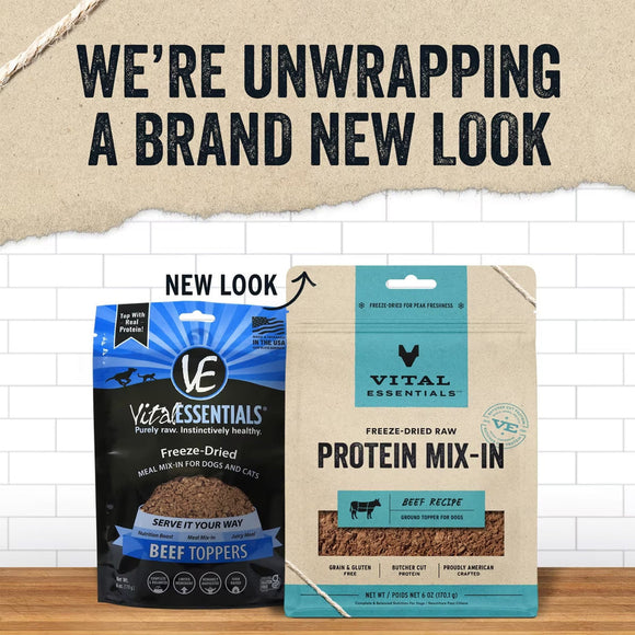 Vital Essentials Freeze-Dried Raw Protein Mix-In Ground Topper for Dogs - Dog Treats 3