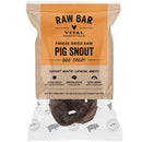 Vital Essentials Raw Bar Single Ingredient Freeze-Dried Dog 1-count - Pig Snout - Dog Treats 25