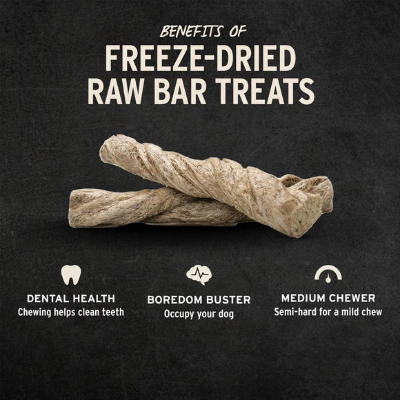 Vital Essentials Raw Bar Single Ingredient Freeze-Dried Dog 1-count - Dog Treats 20