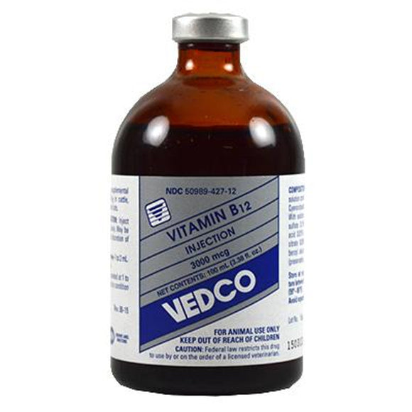 Vitamin B12 (Generic) Injectable Solution for Pets 100-ml