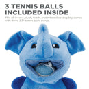 Outward Hound Ball Hogz Elephant Hide and Seek Dog Toy with Tennis Balls