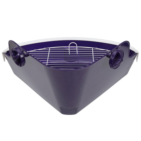 Ware Scatterless Lock-N-Litter Pan for Small Animals, Color Varies, Jumbo