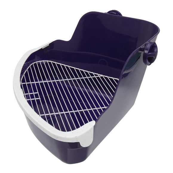 Ware Scatterless Lock-N-Litter Pan for Small Animals, Color Varies, Jumbo