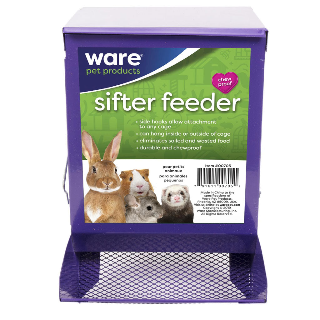 Ware Sifter Feeder for Small Pets – Assorted Colors