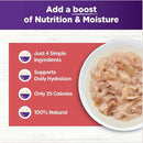 Wellness Bowl Boosters Shreds Flaked Salmon & Tuna with Broth Cat Food Topper (1.75 oz x 12 pouches)