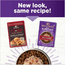 Wellness Bowl Boosters Simply Shreds Chicken Beef & Carrots Grain-Free Dog Food Topper (2.8 oz x 12 pouches)
