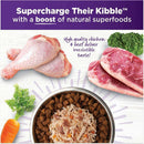 Wellness Bowl Boosters Simply Shreds Chicken Beef & Carrots Grain-Free Dog Food Topper (2.8 oz x 12 pouches)