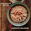 Wellness CORE Grain-Free Small Breed Mini Meals Shredded Chicken & Lamb in Gravy Wet Dog Food (3 oz x 12 pouches)