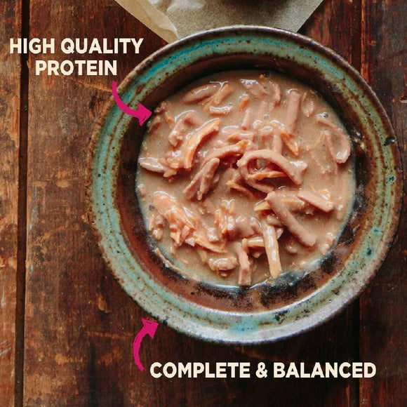 Wellness CORE Grain-Free Small Breed Mini Meals Shredded Chicken & Lamb in Gravy Wet Dog Food (3 oz x 12 pouches)