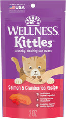 Wellness Kittles Salmon & Cranberries Recipe Crunchy Cat Treats (2 oz) - Cat Treats 1