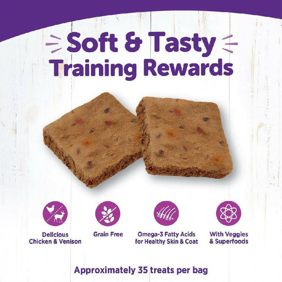 Wellness The Rewarding Life Chicken & Venison Recipe Grain-Free Dog Treats (6 oz)