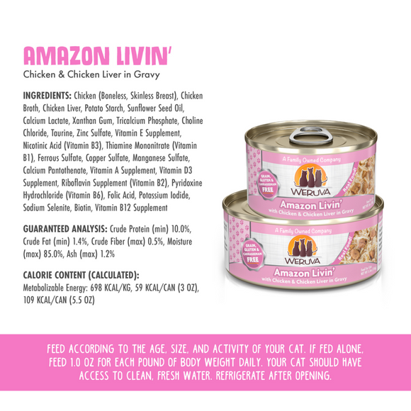 Weruva Amazon Livin' Canned Cat Food