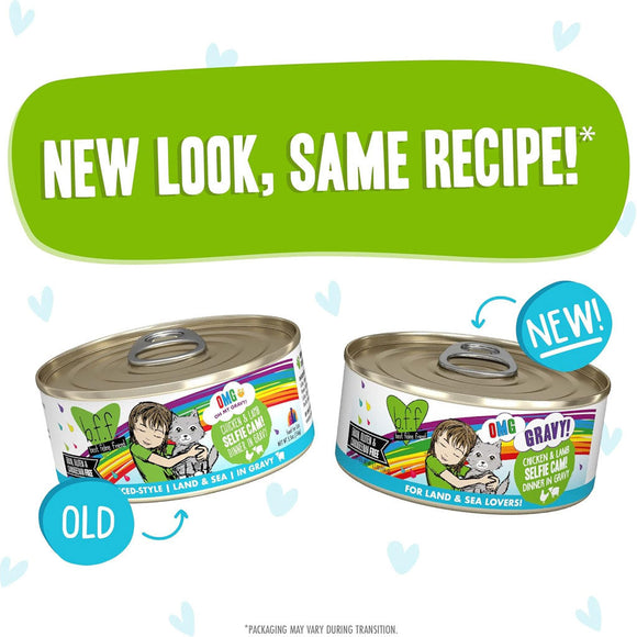 Weruva BFF Gravy Chicken & Lamb Selfie Cam! Dinner in Gravy Cat Food