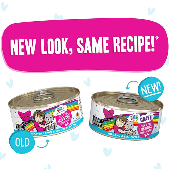 Weruva BFF Gravy Duck & Tuna Lots-O-Luck! Dinner in Gravy Cat Food