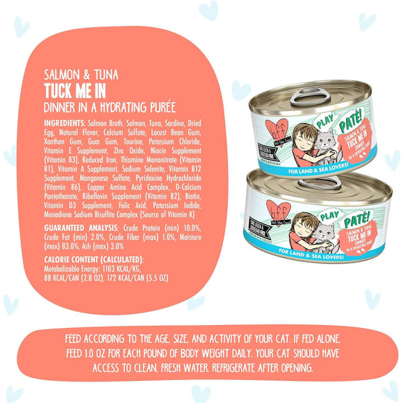 Weruva BFF Pate Salmon & Tuna Tuck Me In Dinner Wet Cat Food
