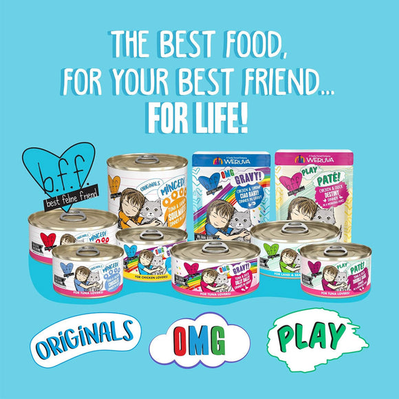 Weruva BFF Pate Salmon & Tuna Tuck Me In Dinner Wet Cat Food