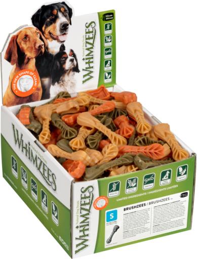 Whimzees BRUSHZEES All Natural Daily Dental Treat For Small Dog Bulk (150 ct) - Dog Dental Care 1