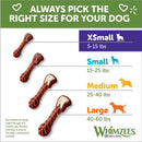 WHIMZEES Brushzees Dental Chews Natural Grain-Free Dental Dog Treats, Extra Small, (48 count)