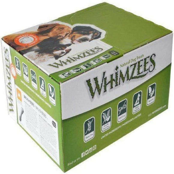 Whimzees Brushzees Medium For Dental Dog Treats Bulk (75 ct)