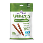 Whimzees by Wellness Dental Chew Veggie Sausage For Small Dog (28 Pack) - Dog Dental Care 1